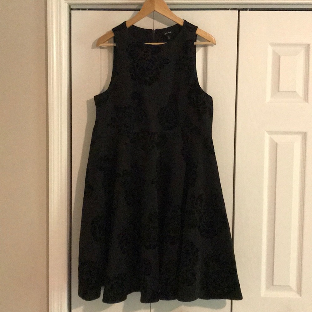 Torrid black skater dress Size 14